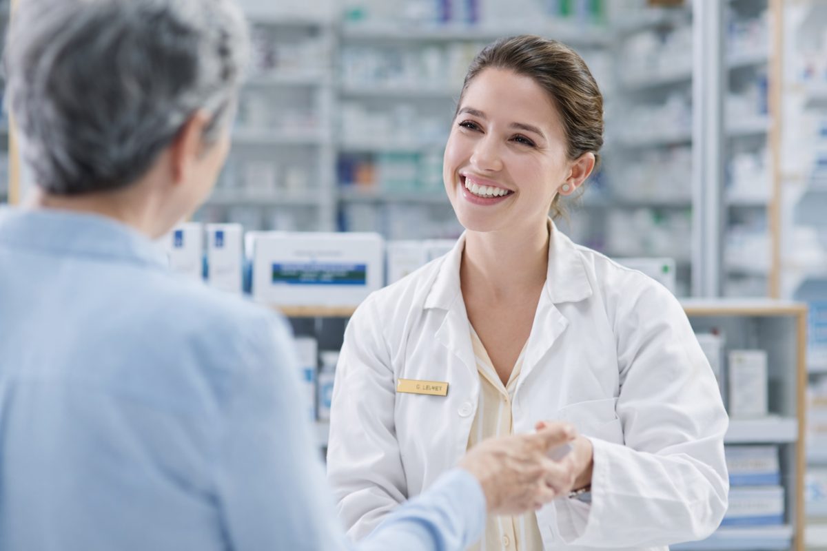 Modern Australian pharmacy storefront